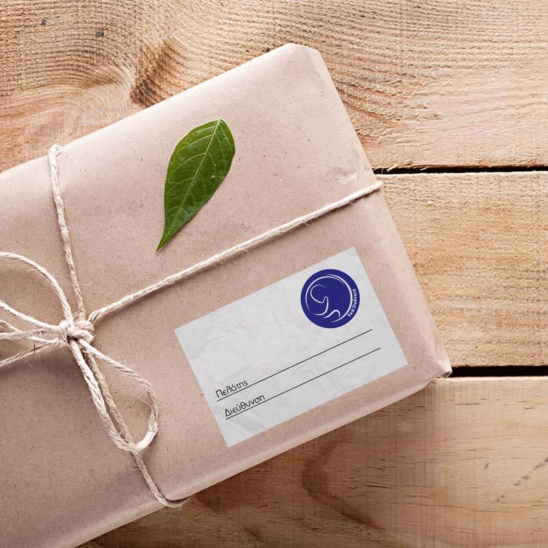 ετικέτες αυτοκόλλητα χάρτινα πλαστικά αποστολής δεμάτων