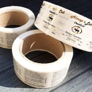 diafanes etiketes rolo