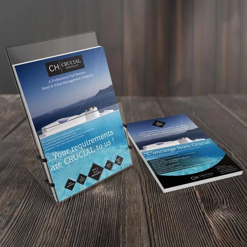 διαφημστικά φυλλαδια ξενοδοχείου εκτυπωση τυπογραφειο