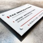 επιγραφες Plexiglass γραφειων εισοδων οικοδομων, apostates