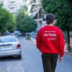 φουτερ κοκκινο εκτυπωση φωτογραφια πισω μερος παραδειγμα