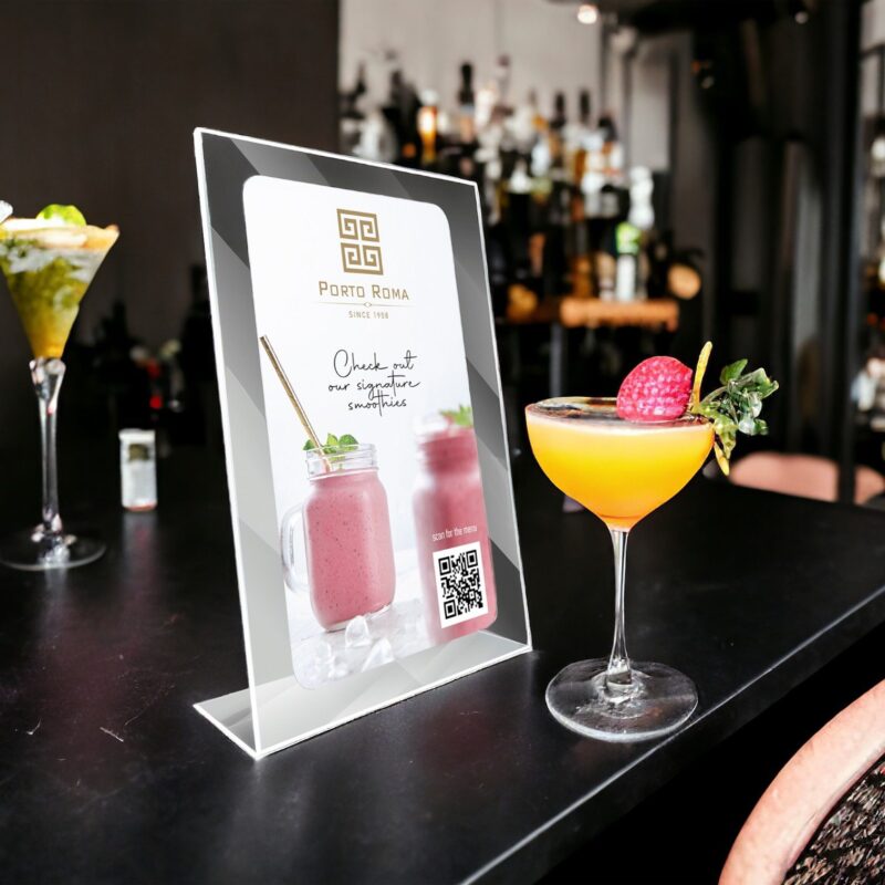 plexiglass-epitrapezio-stand-bar-qr-info plexiglass-epitrapezio-stand-bar-qr-info